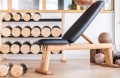 Ławka do wyciskania NOHRD Bench Press Oak Dąb Skóra
