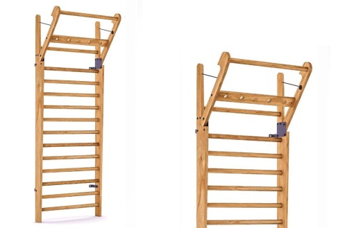 Drabinka gimnastyczna NOHRD WallBars 14 Oxbridge Wiśnia