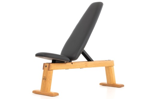 Ławka do wyciskania NOHRD Bench Press Oak Dąb Skóra