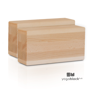 Kostka / Klocek Drewniany do Jogi yogablock BUK [zestaw 2 szt.]