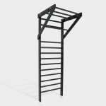 Drabinka Gimnastyczna / Rehabilitacyjna z Uchwytem SW Classic U 225 czarna (80x225 cm)